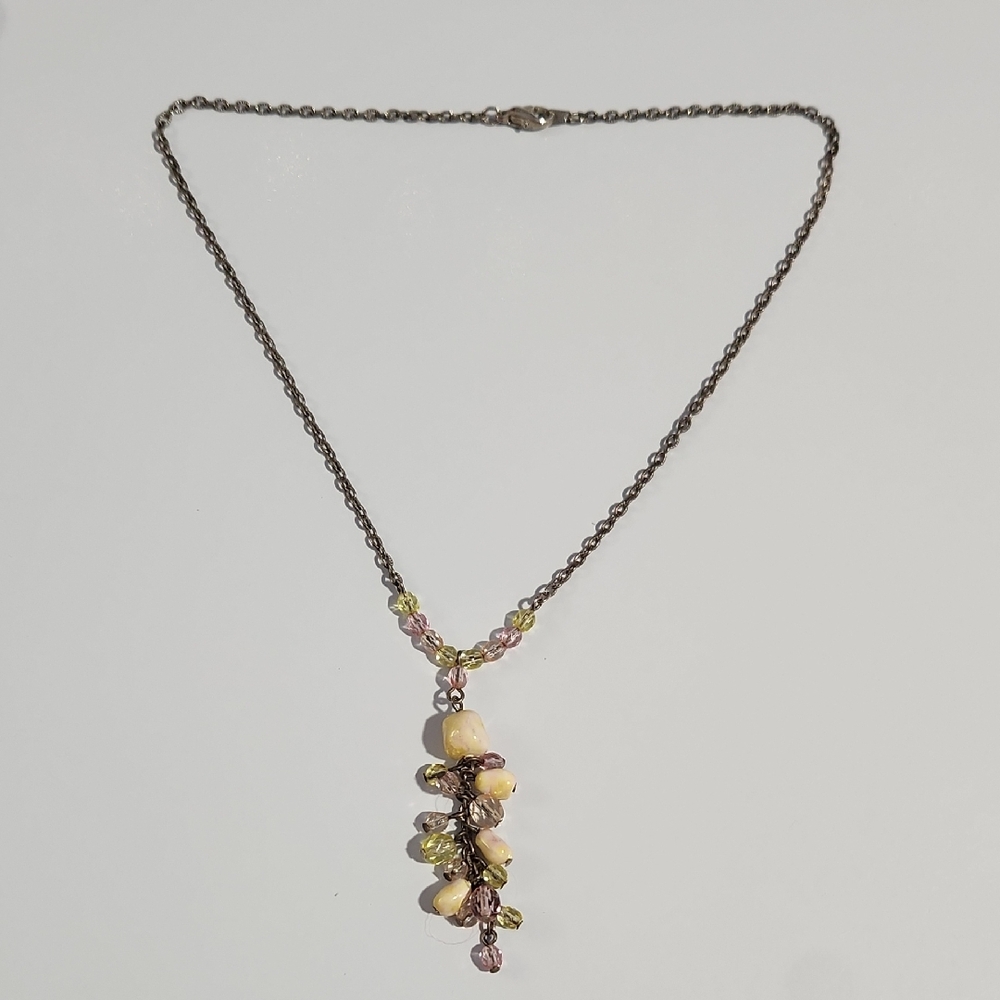 Vintage Y Drop Elegant Beaded Necklace